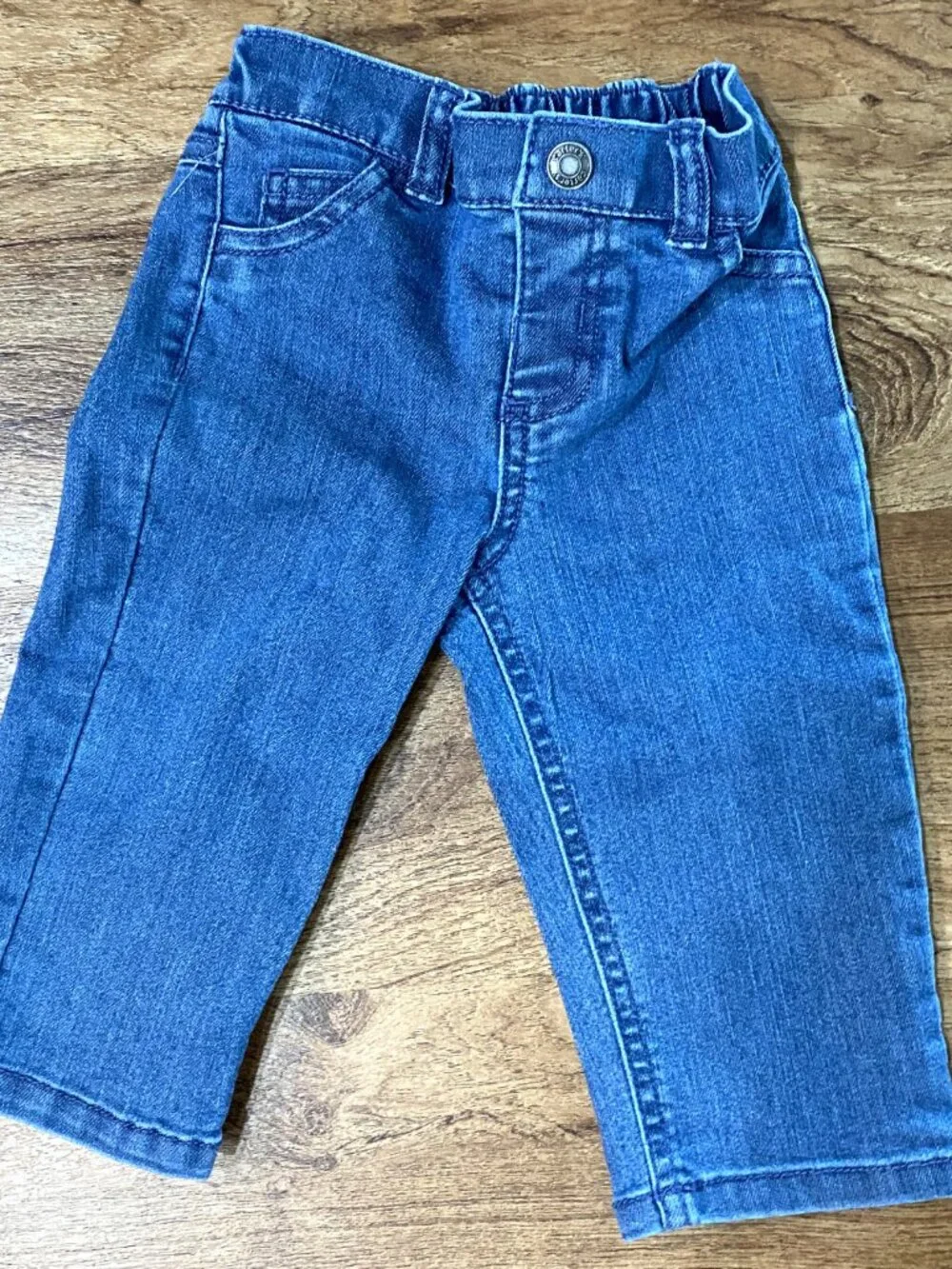 Lot NWT Carters Buddy Denim Coveralls & 2 Pair of Jeans-6-9Mont